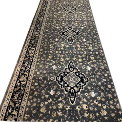 سجاد صلاة محراب تركي 4869C رصاصي مقاس 125*1000 سم