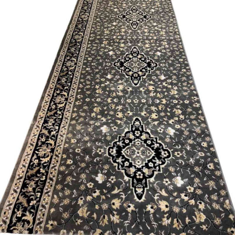 سجاد صلاة محراب تركي 4869C رصاصي مقاس 125*1000 سم سجاد صلاة محراب تركي 4869C رصاصي مقاس 125*1000 سم
