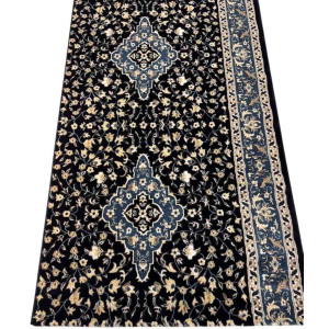 سجاد صلاة محراب تركي 4869C كحلي مقاس 125*500 سم