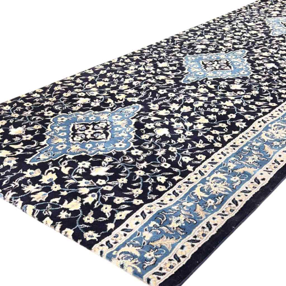 سجاد صلاة محراب تركي 4869C كحلي مقاس 125*500 سم