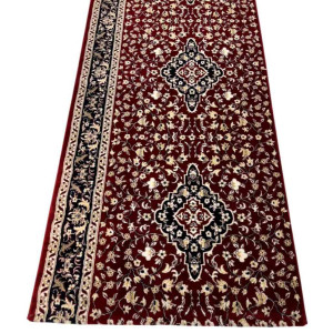 سجاد صلاة محراب تركي 4869C احمر مقاس 125*1000 سم