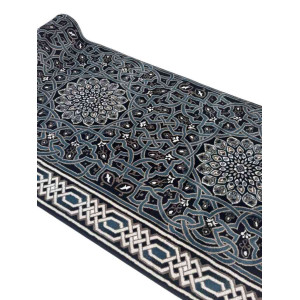 سجاد صلاة اندلس تركي كحلي مقاس 125*1000 سم سجاد صلاة اندلس تركي كحلي مقاس 125*1000 سم