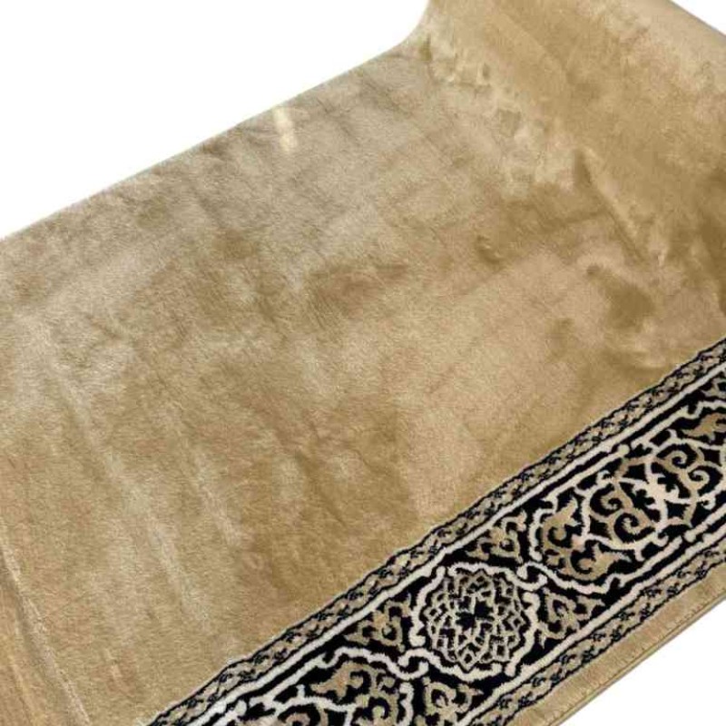 سجاد صلاة مناسك تركي F301A بيج مقاس 125*1000 سم
