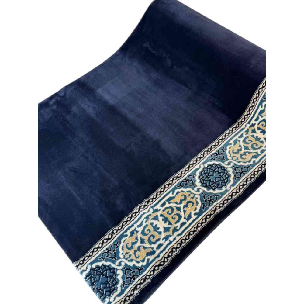 سجاد صلاة مناسك تركي F301A كحلي مقاس 125*1000 سم سجاد صلاة مناسك تركي F301A كحلي مقاس 125*1000 سم