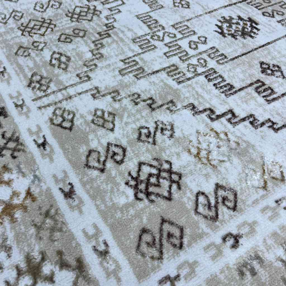 سجاد تركي ميا 11224B بيج بيج مقاس 100*200