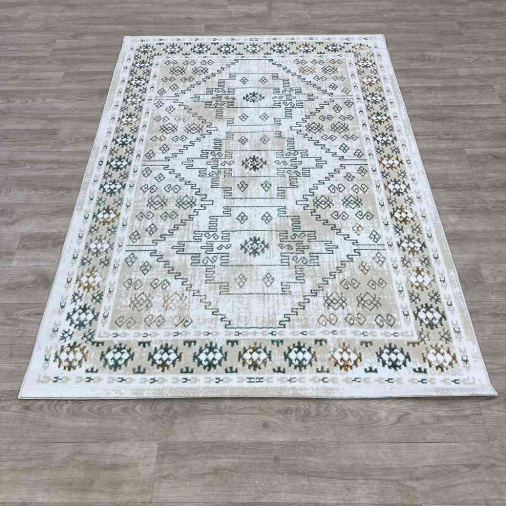 سجاد تركي ميا 11224B بيج اخضرمقاس 150*220