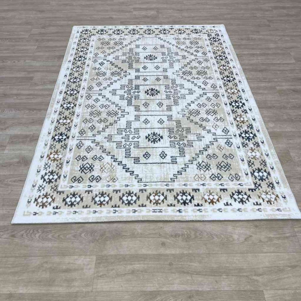 سجاد تركي ميا 11224B بيج رصاصي مقاس 200*300