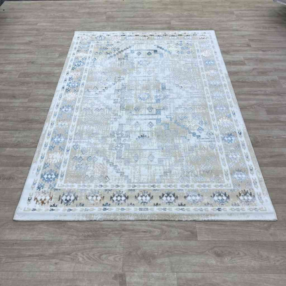 سجاد تركي ميا 11224B بيج رصاصي مقاس 200*300