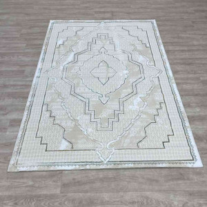 سجاد تركي ميا 11236B بيج اخضرمقاس 80*150 