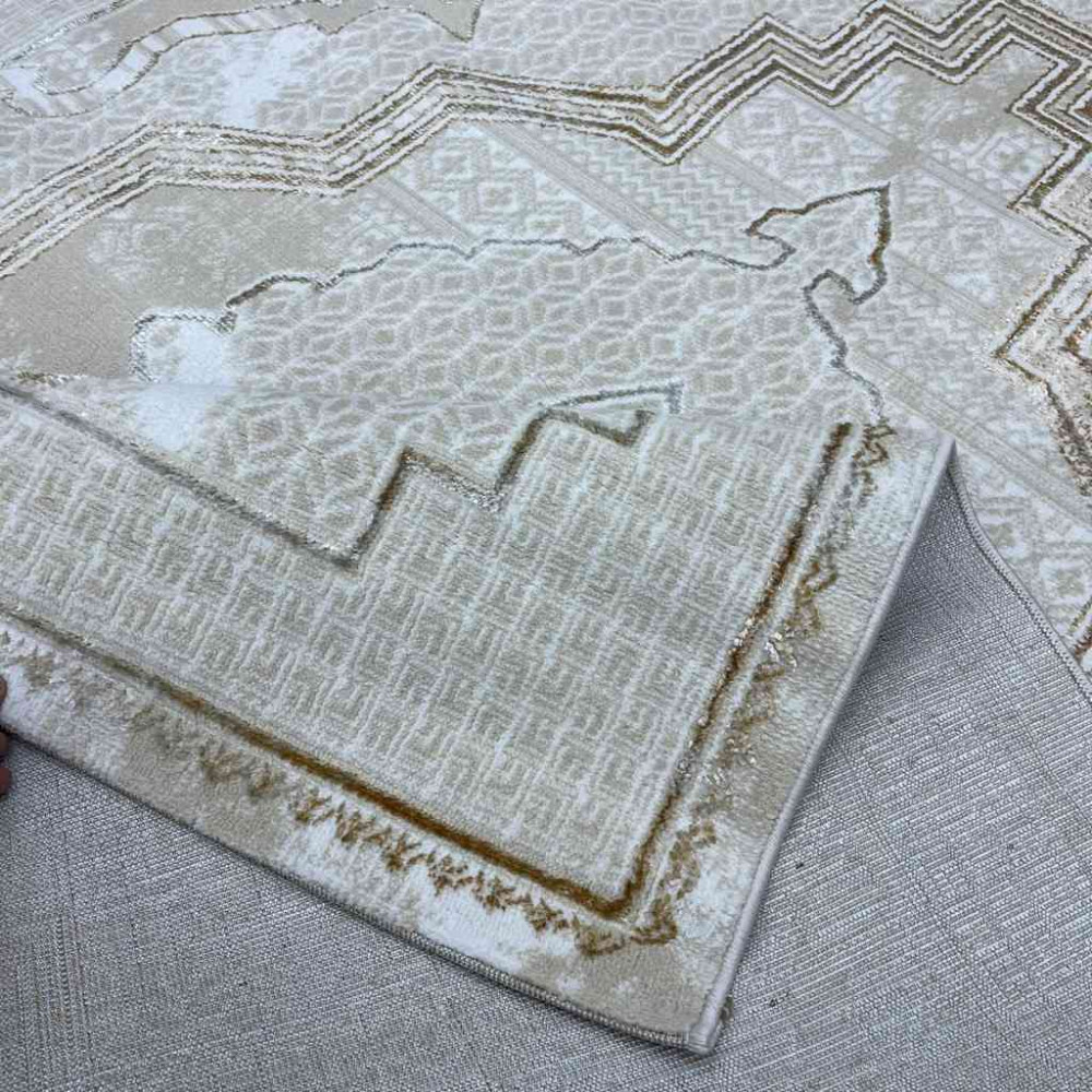 سجاد تركي ميا 11236B بيج ذهبي مقاس 100*200 سجاد تركي ميا 11236B بيج ذهبي مقاس 100*200