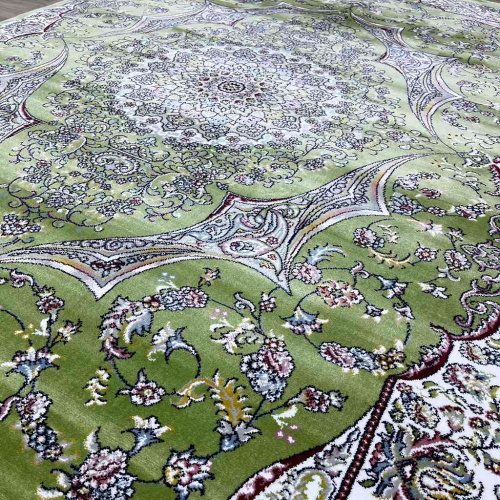 سجاد تركي احلامي كلاسيك سميك ناعم ODT97A اخضر مقاس 200*300