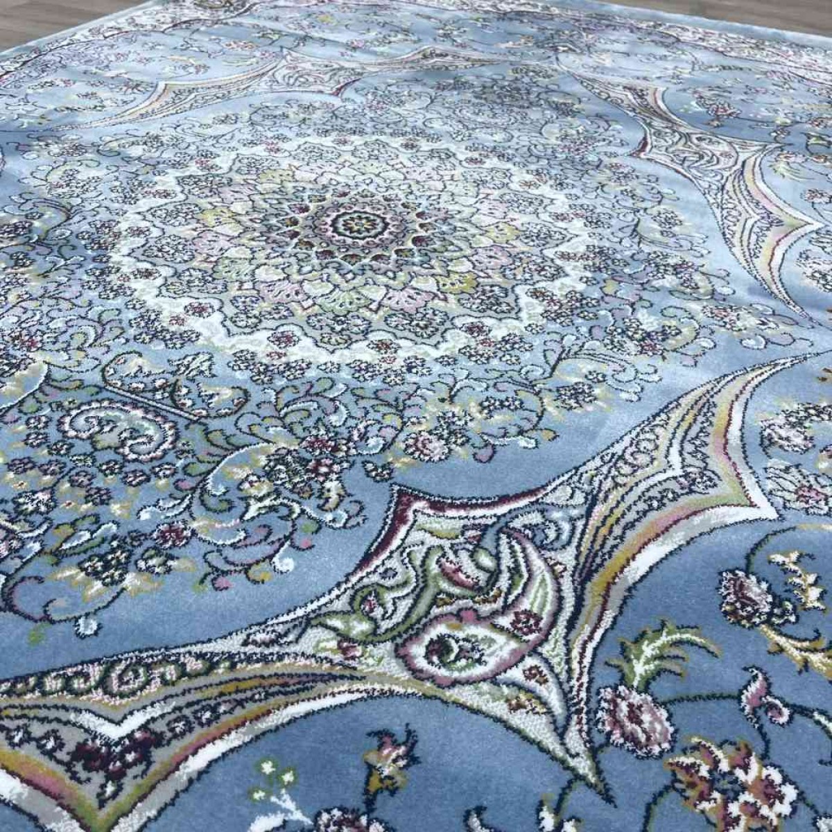 سجاد تركي احلامي كلاسيك سميك ناعم ODT97A سماوي مقاس 200*300 سجاد تركي احلامي كلاسيك سميك ناعم ODT97A سماوي مقاس 200*300