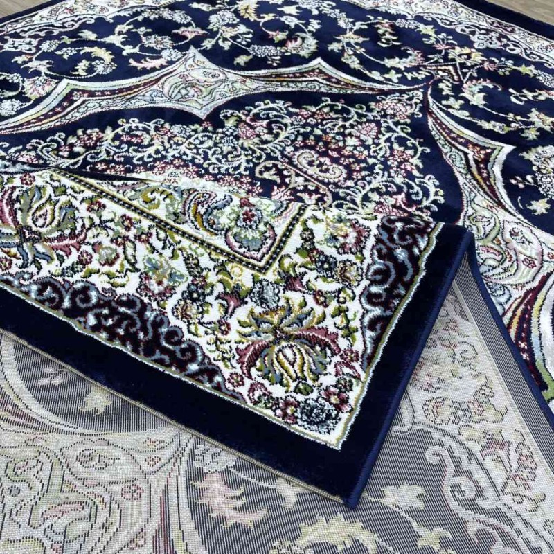 سجاد تركي احلامي كلاسيك سميك ناعم ODT97A كحلي مقاس 100*200