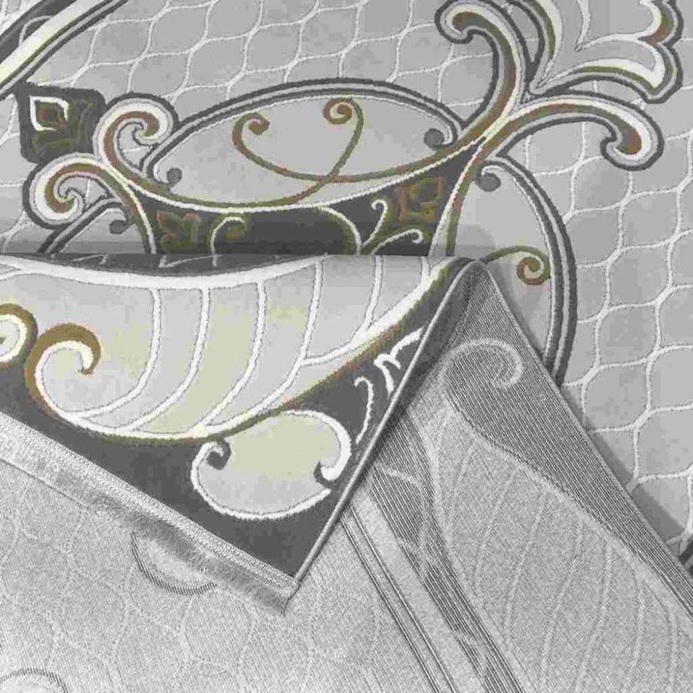 سجاد تركي بيونكلا BN102A كريم رصاصي مقاس 400*600