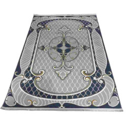 سجاد تركي بيونكلا BN102A رصاصي سماوي مقاس 50*80