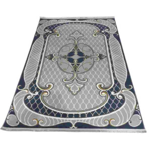 سجاد تركي بيونكلا BN102A رصاصي سماوي مقاس 50*80