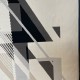 سجاد المصممين لونك تركي A0058 كريم غامق اسود دائري مقاس 150*150