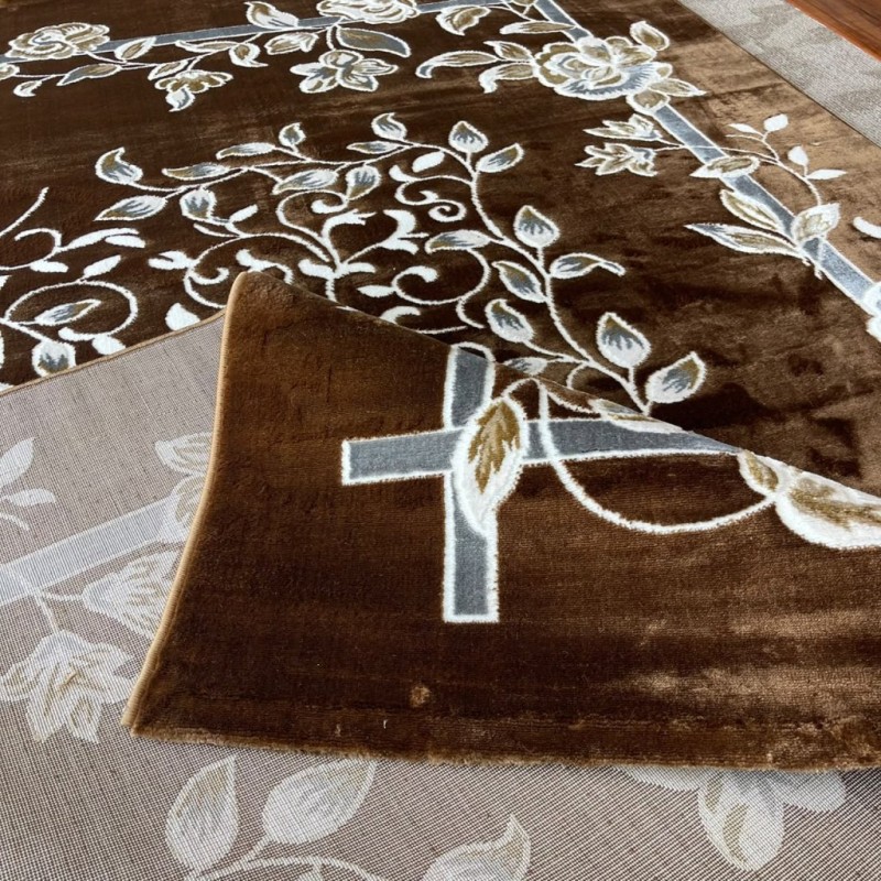 سجاد كلاسيك مالمو تركي S1019 كابتشينو مقاس 250*350
