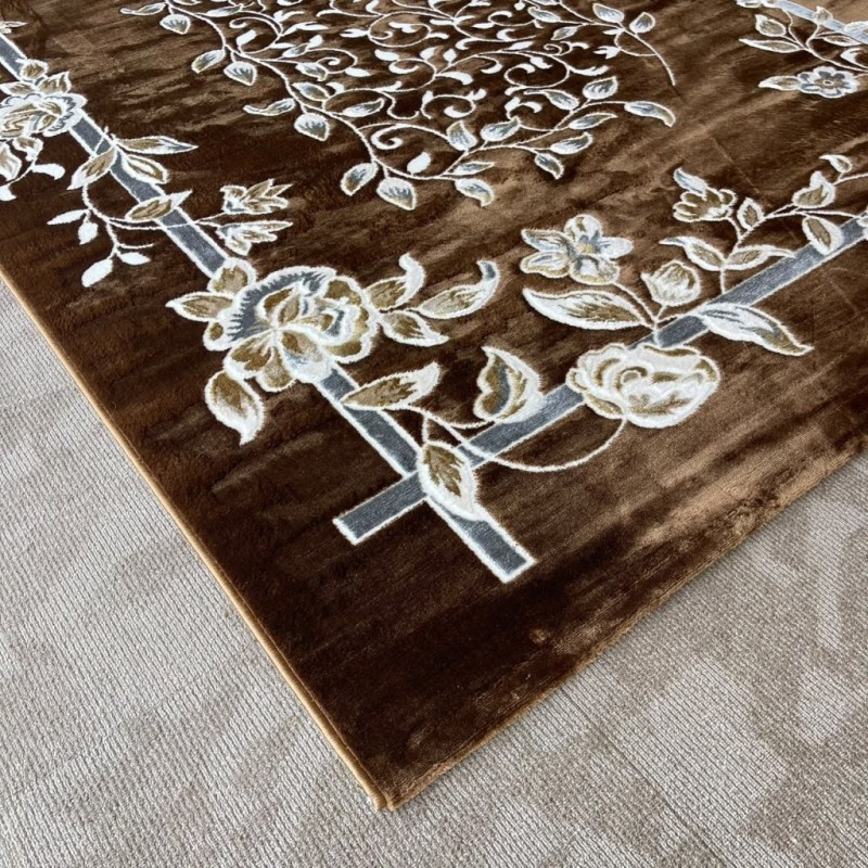 سجاد كلاسيك مالمو تركي S1019 كابتشينو مقاس 250*350