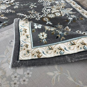 سجاد كلاسيك مالمو تركي S1020 رصاصي مقاس 100*200