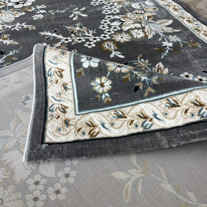 سجاد كلاسيك مالمو تركي S1020 رصاصي مقاس 100*200