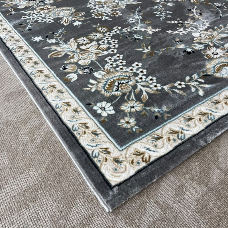 سجاد كلاسيك مالمو تركي S1020 رصاصي مقاس 100*200