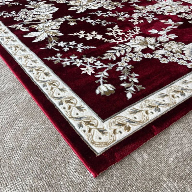 سجاد كلاسيك مالمو تركي S1020 عنابي مقاس 250*350
