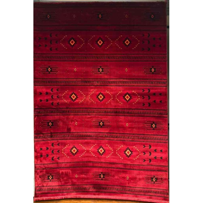 سجاد تركي بخارى سوبر افغاني 07381 احمر مقاس 250*350
