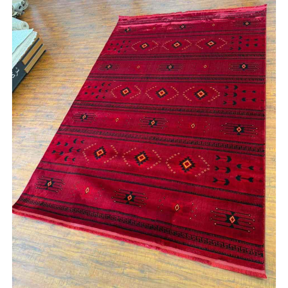 سجاد تركي بخارى سوبر افغاني 07381 احمر مقاس 400*500 سجاد تركي بخارى سوبر افغاني 07381 احمر مقاس 400*500