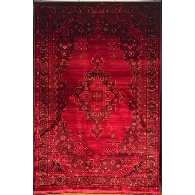 سجاد تركي بخارى سوبر افغاني RFG4512 احمر مقاس 250*350