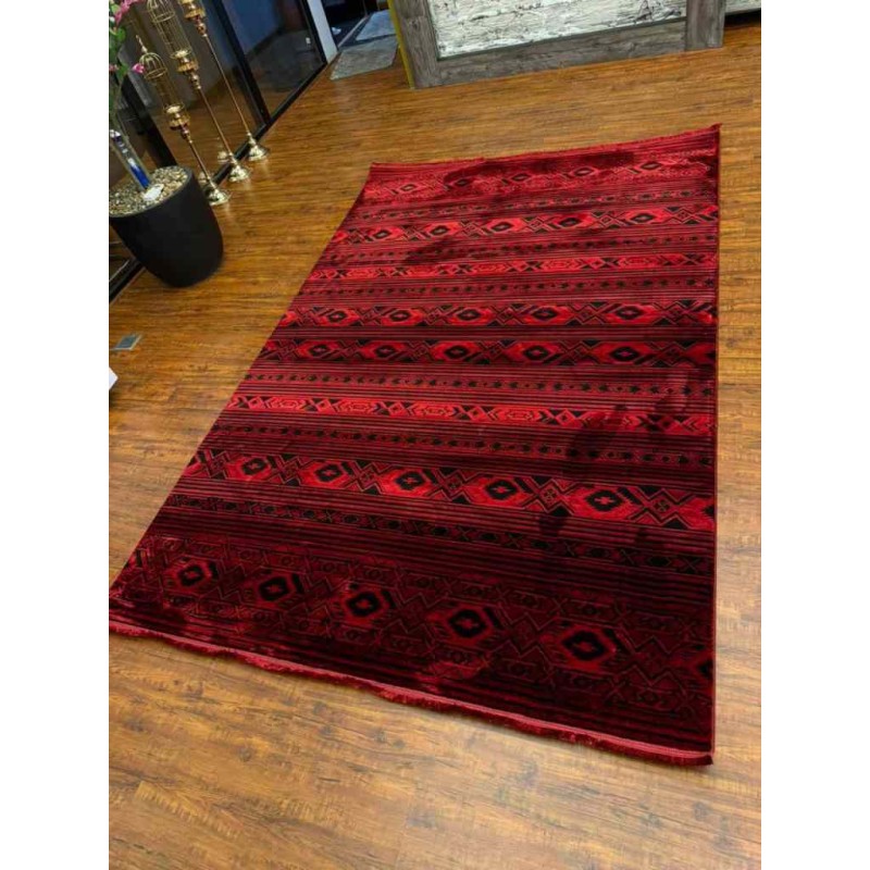سجاد تركي بخارى سوبر افغاني RFG4526 احمر مقاس 100*300