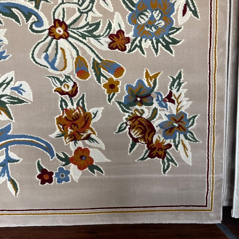 سجاد تركي سوبر الماني F498A بيج مقاس 50*80