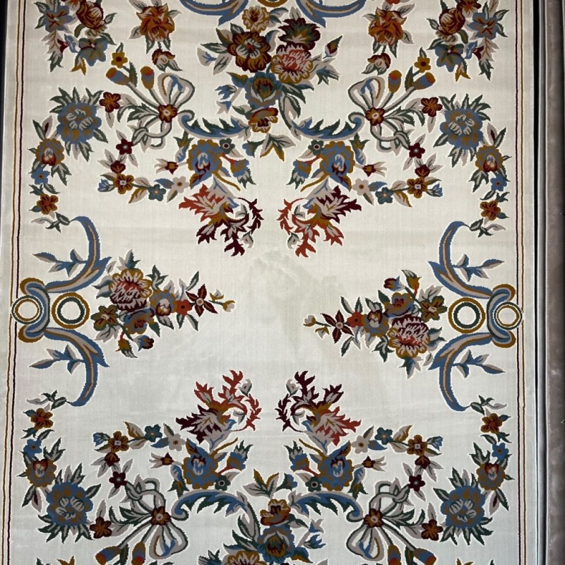 سجاد تركي سوبر الماني F498A كريم مقاس 400*800