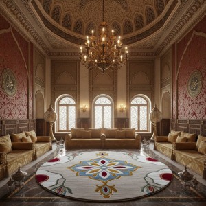 سجاد تركي سوبر ستار F500A بيج دايري مقاس 150*150