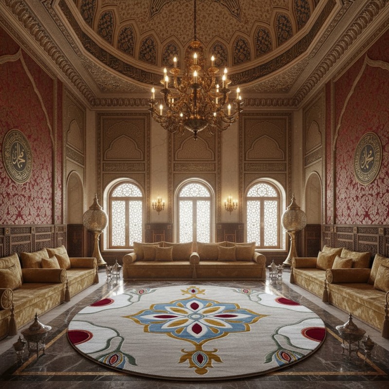 سجاد تركي سوبر ستار F500A بيج دايري مقاس 150*150