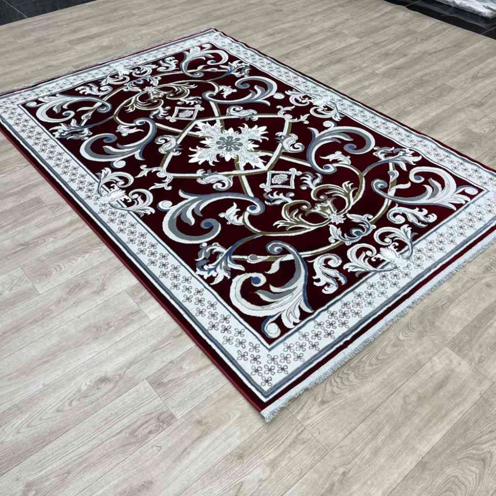 سجاد شرقي تاج نقش ايراني تركي 36023A احمر مقاس 250*350