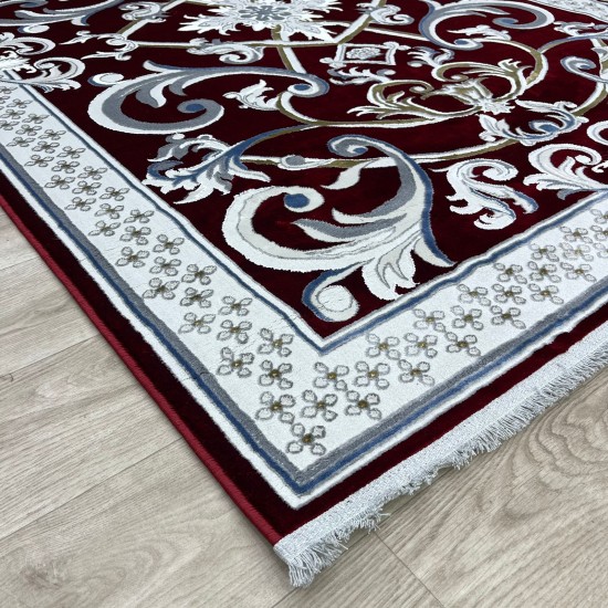 Taj Iranian Turkish Engraving Oriental Rug 36023A red Size 250*350 Taj Iranian Turkish Engraving Oriental Rug 36023A red Size 250*350