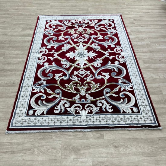 Taj Iranian Turkish Engraving Oriental Rug 36023A red Size 250*350 Taj Iranian Turkish Engraving Oriental Rug 36023A red Size 250*350