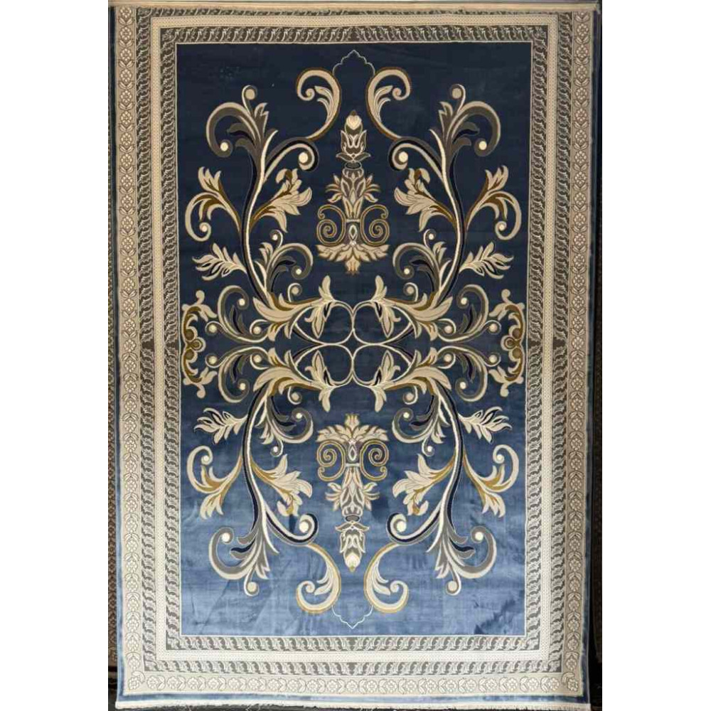 سجاد تركي تاج 8 38318A سماوي مقاس 80*150 سجاد تركي تاج 8 38318A سماوي مقاس 80*150