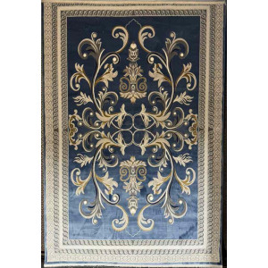 سجاد تركي تاج 8 38318A سماوي مقاس 50*80