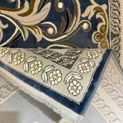 سجاد تركي تاج 8 38318A سماوي مقاس 50*80 سجاد تركي تاج 8 38318A سماوي مقاس 50*80