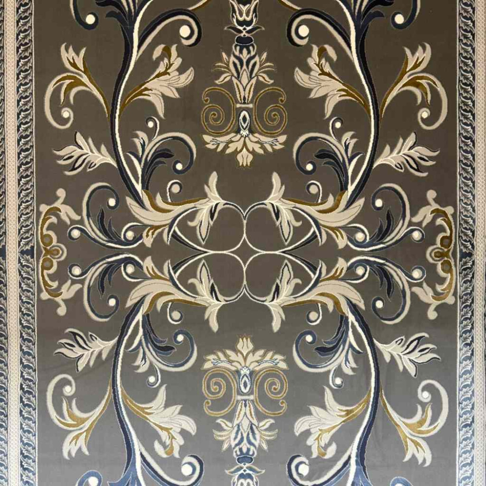 سجاد تركي تاج 8 38318A رصاصي مقاس 50*80 سجاد تركي تاج 8 38318A رصاصي مقاس 50*80