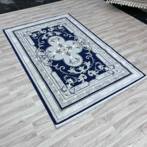 سجاد تركي سيرينتي نشقه ايراني 36235 كحلي مقاس 400*500 سجاد تركي سيرينتي نشقه ايراني 36235 كحلي مقاس 400*500