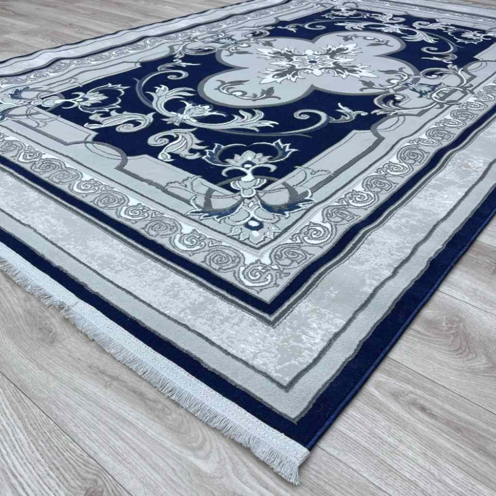 سجاد تركي سيرينتي نشقه ايراني 36235 كحلي مقاس 400*500 سجاد تركي سيرينتي نشقه ايراني 36235 كحلي مقاس 400*500