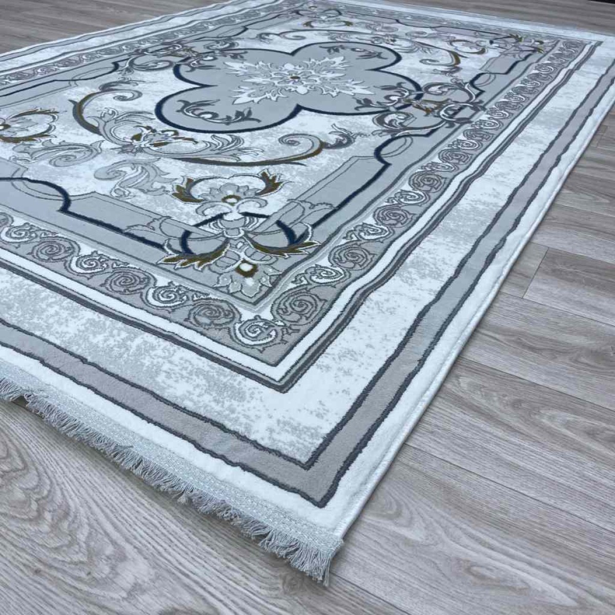 سجاد تركي سيرينتي نشقه ايراني 36235 كريم كريم مقاس  250*350