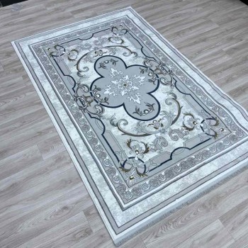 سجاد تركي سيرينتي نشقه ايراني 36235 كريم كريم مقاس  100*300