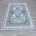 سجاد تركي سيرينتي نشقه ايراني 36235 كريم كريم مقاس  250*350