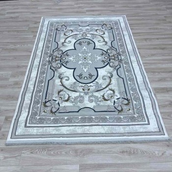 سجاد تركي سيرينتي نشقه ايراني 36235 كريم كريم مقاس  100*300