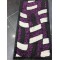 Lamis Shaggy Silk and Light Purple with Black