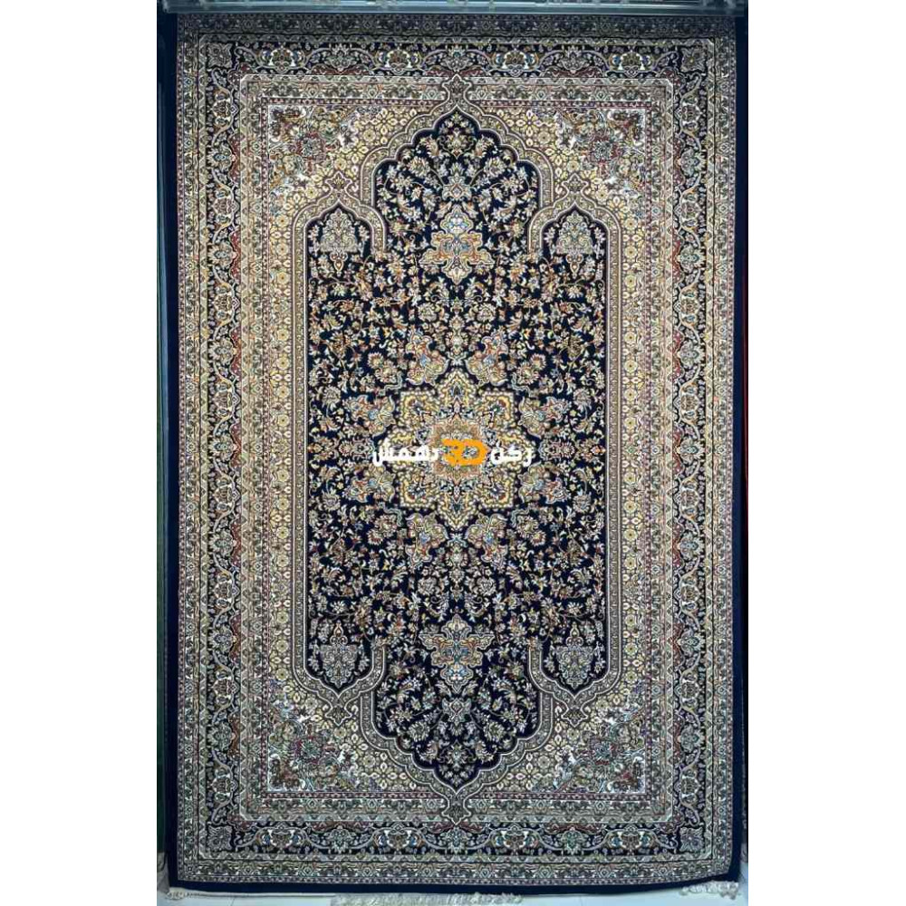 سجاد تركي الفخامة صوف اكرليك خيط مبروم 37878 لون كحلي مقاس 100*200 سجاد تركي الفخامة صوف اكرليك خيط مبروم 37878 لون كحلي مقاس 100*200